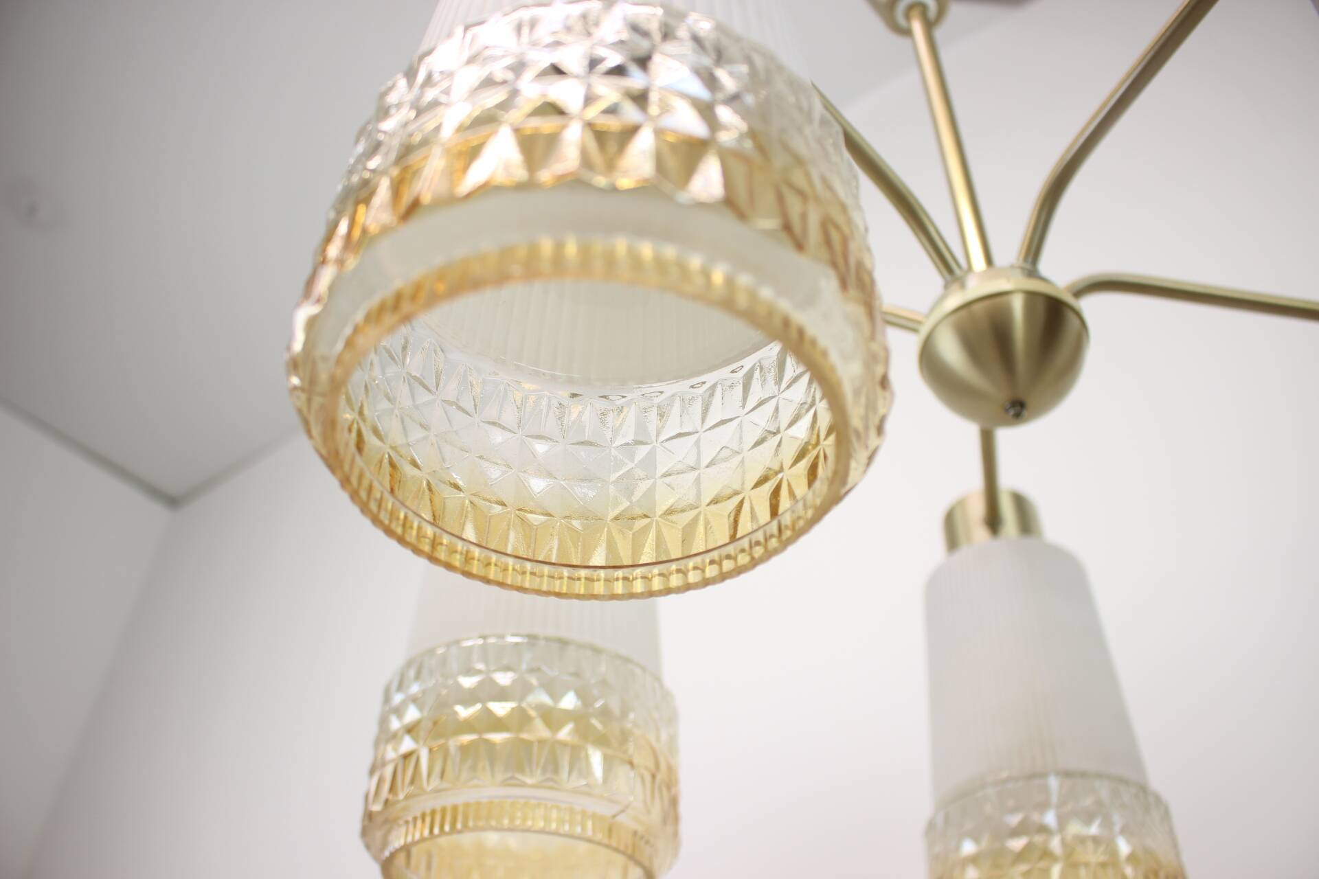 1970's Chandelier by VEB AKA Electric, Germany