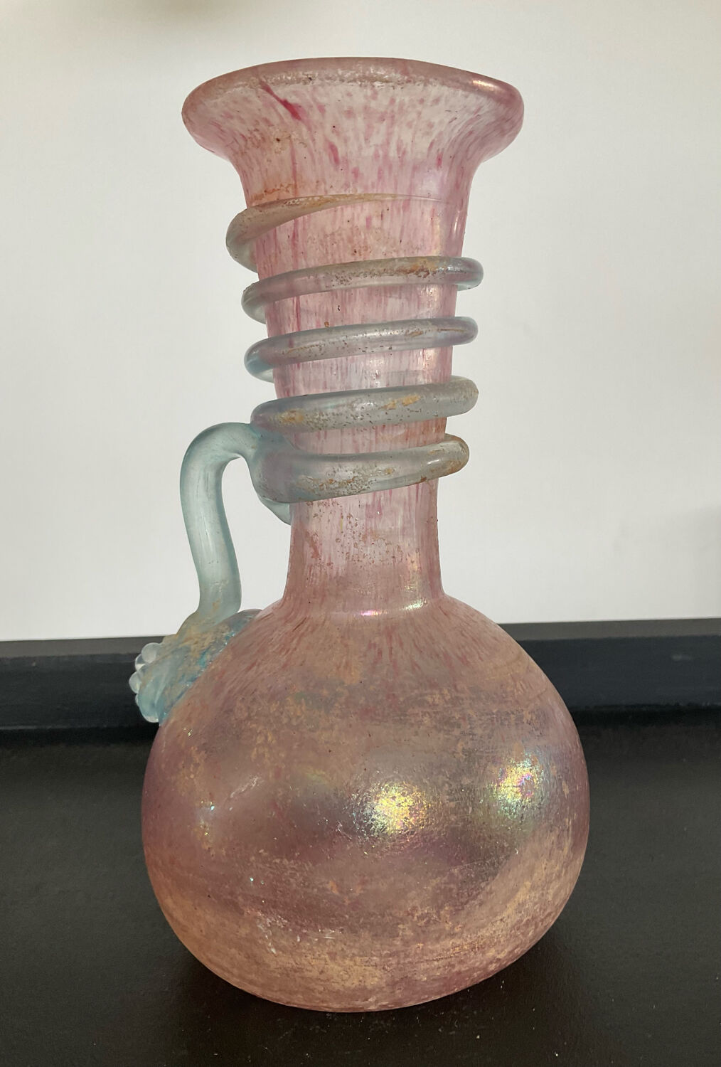 Old "Scovo" vase in Murano glass