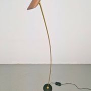 Modern Brass Lance Floor Lamp by Bernd Beisse, Germany, 1990s