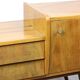 Mid-century Italian Wood and Brass Sideboard, 50s