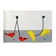 Model 1210 Ceiling Lamp by Josef Hurka for Napako, 1960s