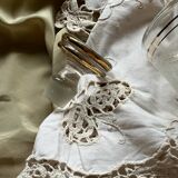 1950 liqueur service in sandblasted granite glass