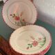 6 flat ceramic plates