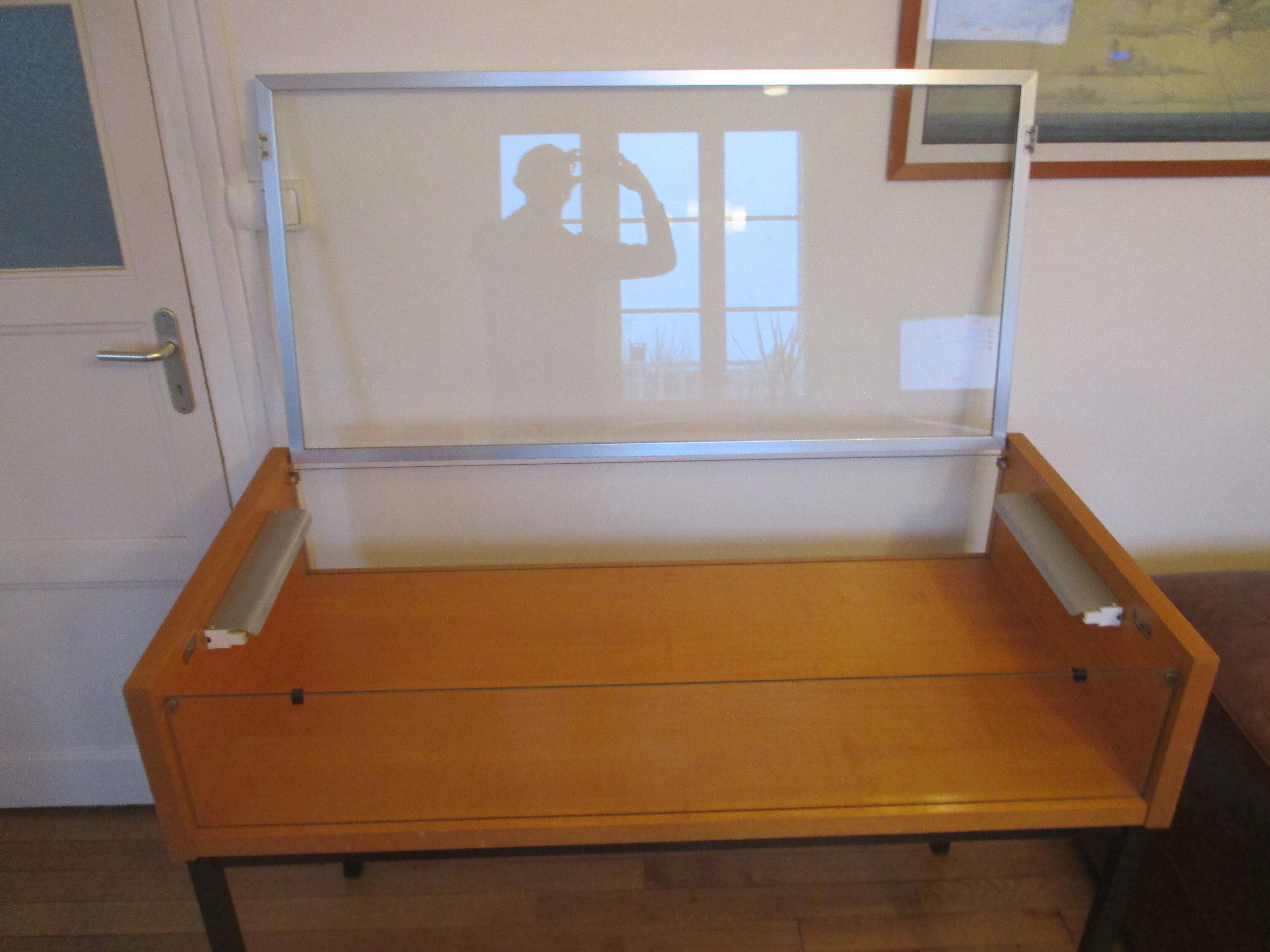 Vintage console showcase furniture