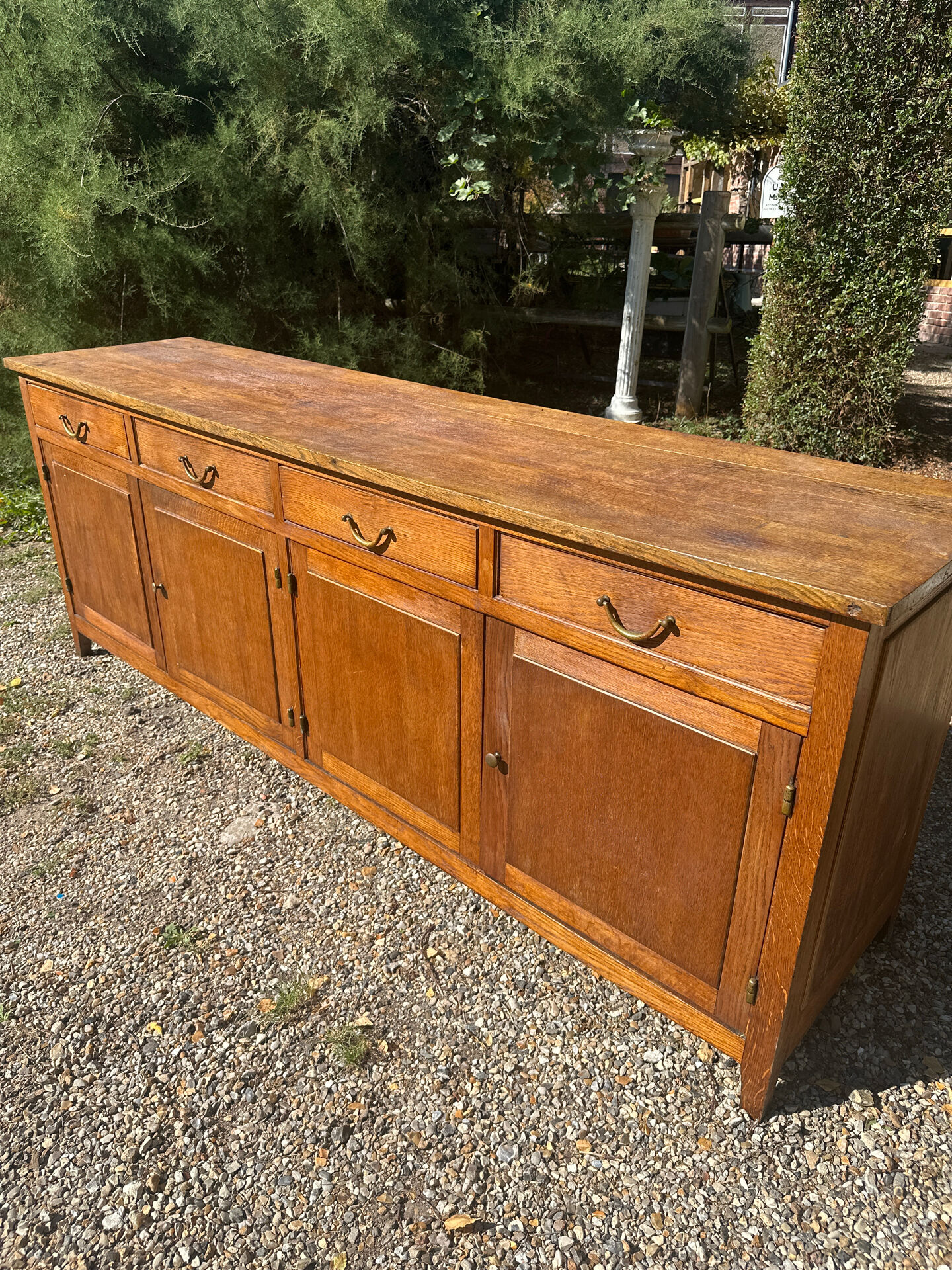 Enfilade raw oak brutalism