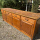 Enfilade raw oak brutalism