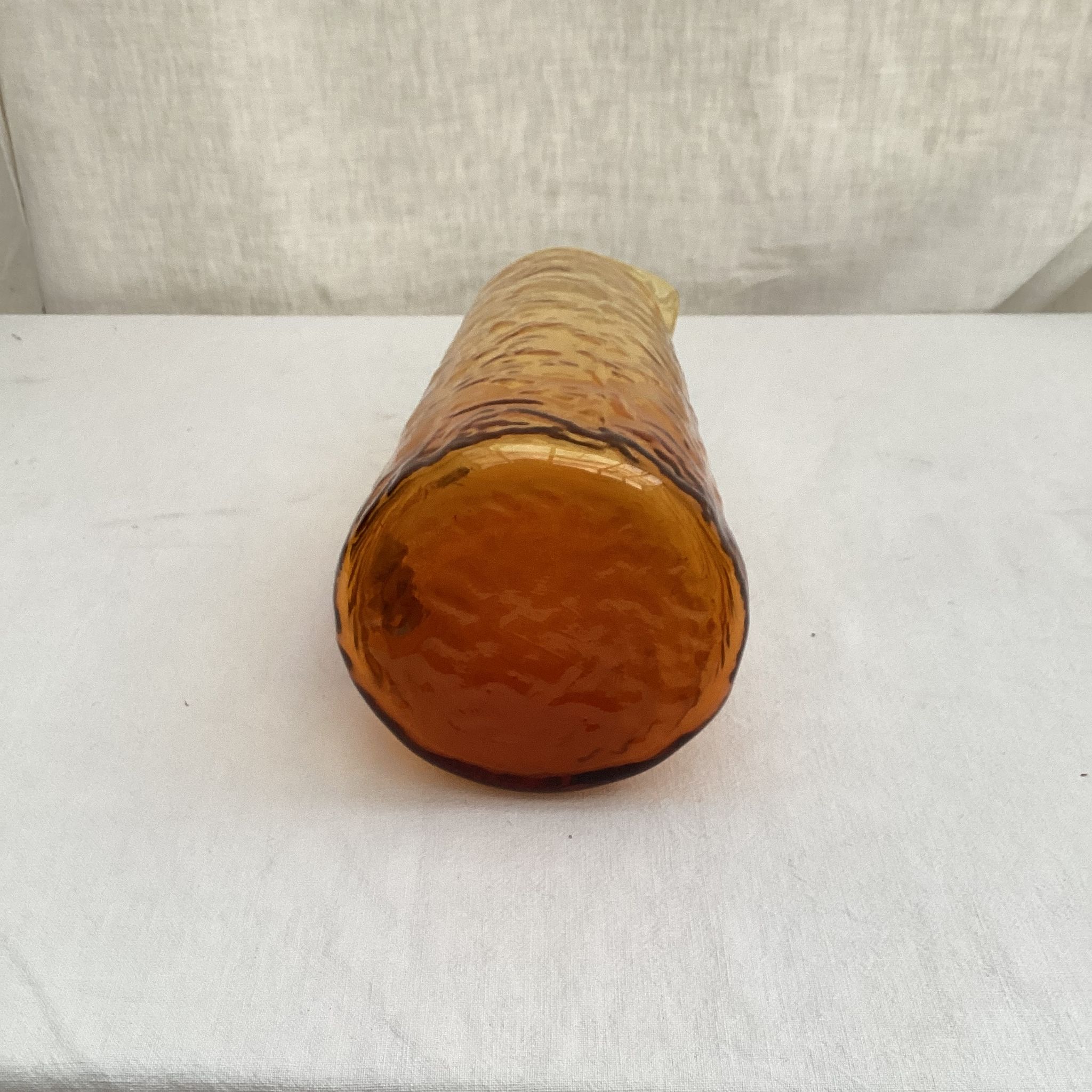 Carafe pitcher in vintage amber glass dimension: height -26cm- low diameter -13cm