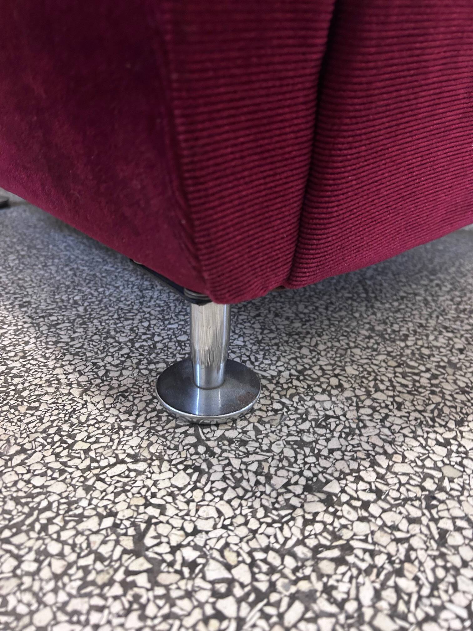 red velvet armchair 1970