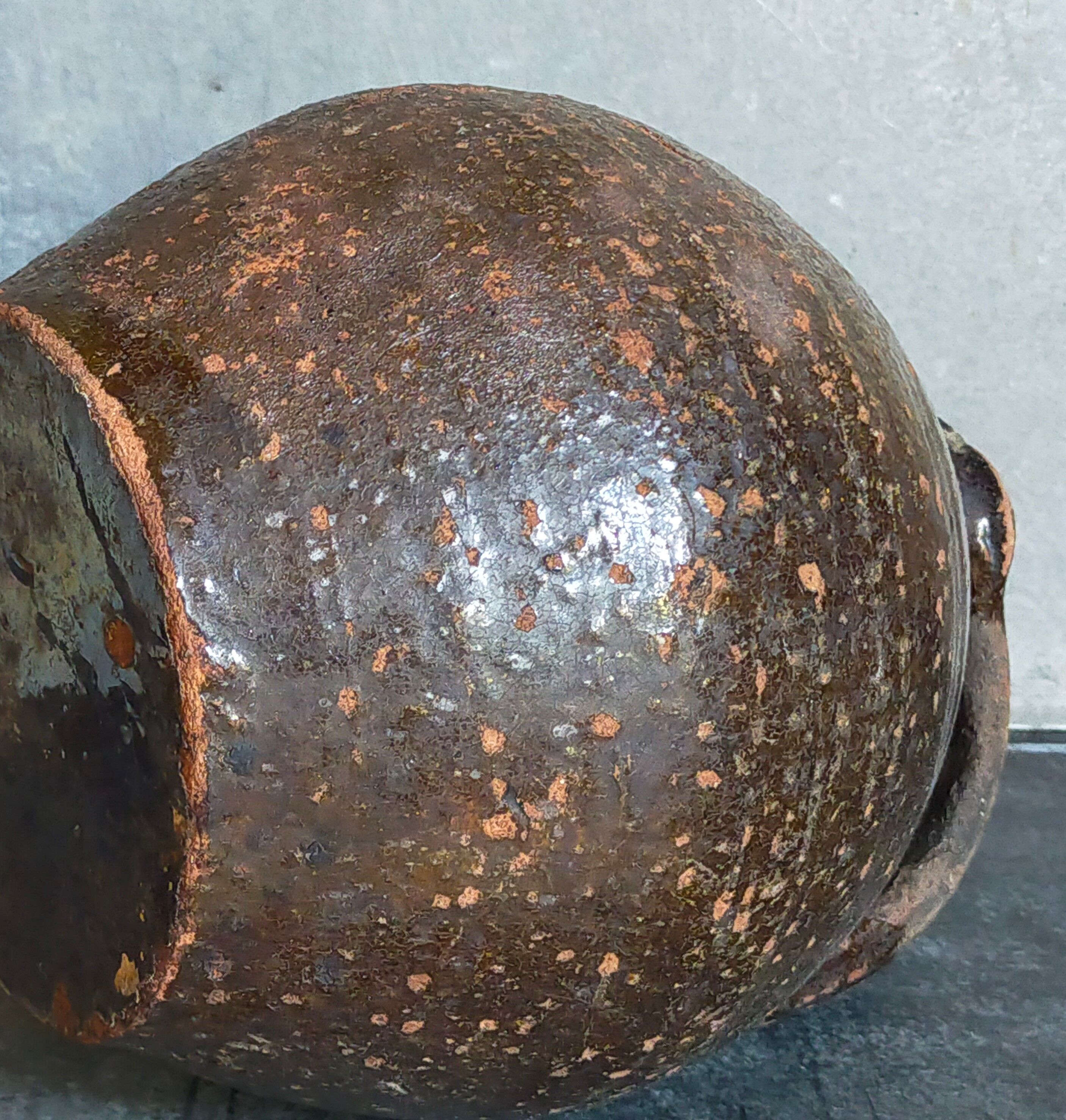 Poterie traditionnelle art-populaire terre émaillée XIXème