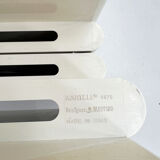 White magazine rack by giotto stoppino for kartell, 1970