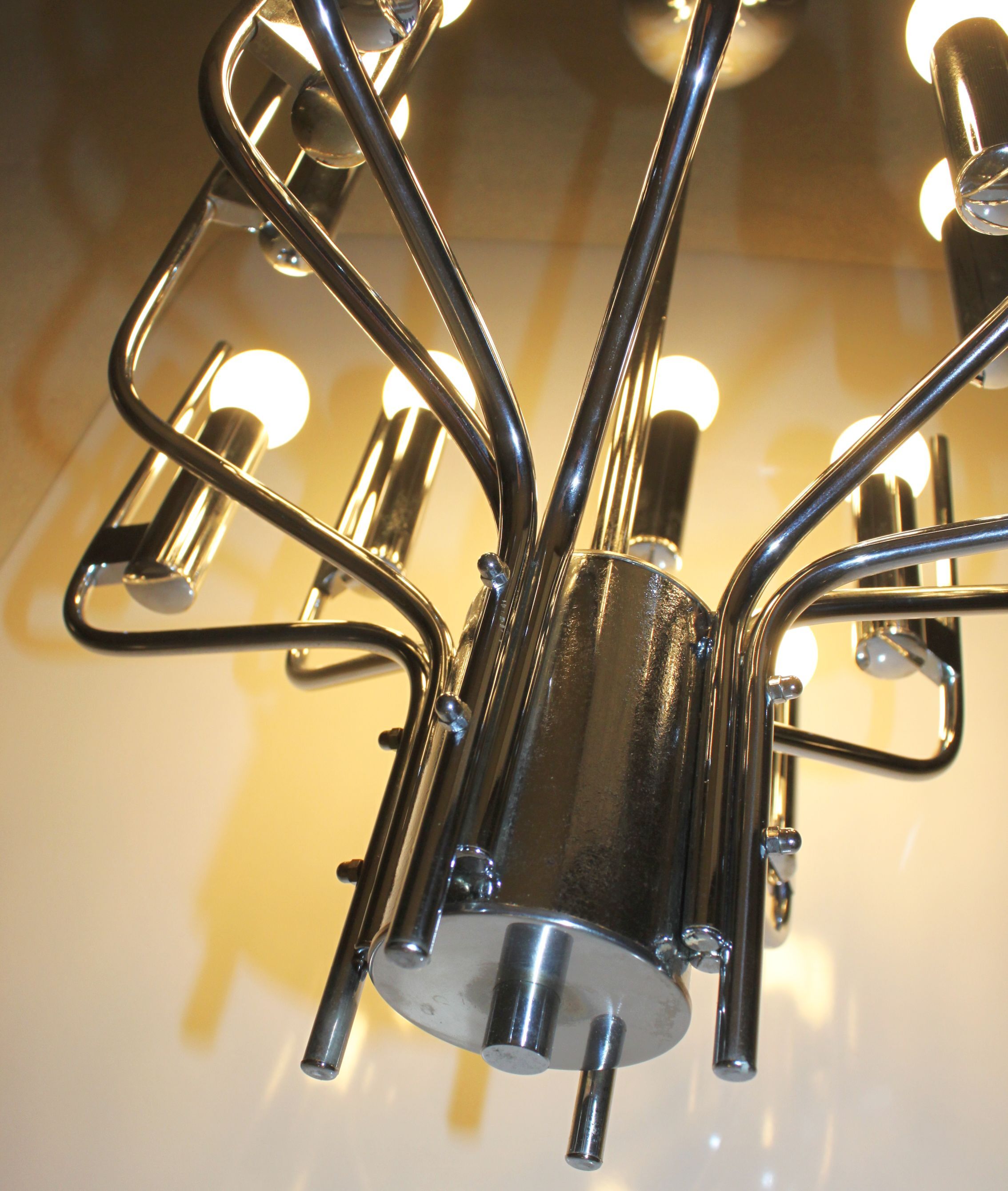 Chandelier from Sciolari in chrome metal