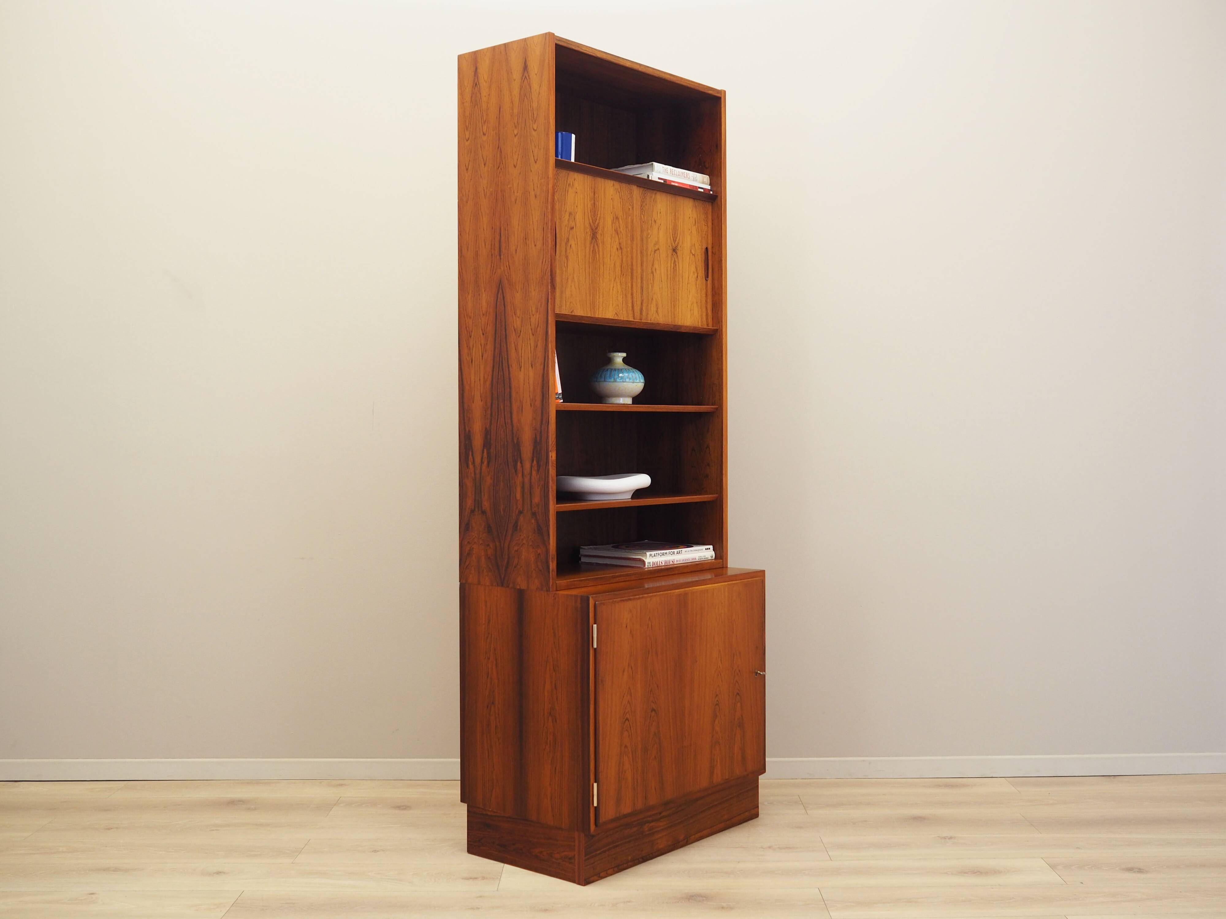 Rosewood bookcase, Danish design, 1970s, production: Hundevad