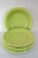 6 antique dinner plates and serving dish Ceramiche, Italy