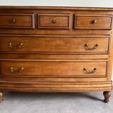 Magnificent varnished chest of drawers