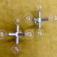 Pair of wall lights by Trix & Robert Haussmann for Swiss Lamps Int., Switzerland, 1960s