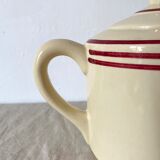 Old teapot in Gien earthenware