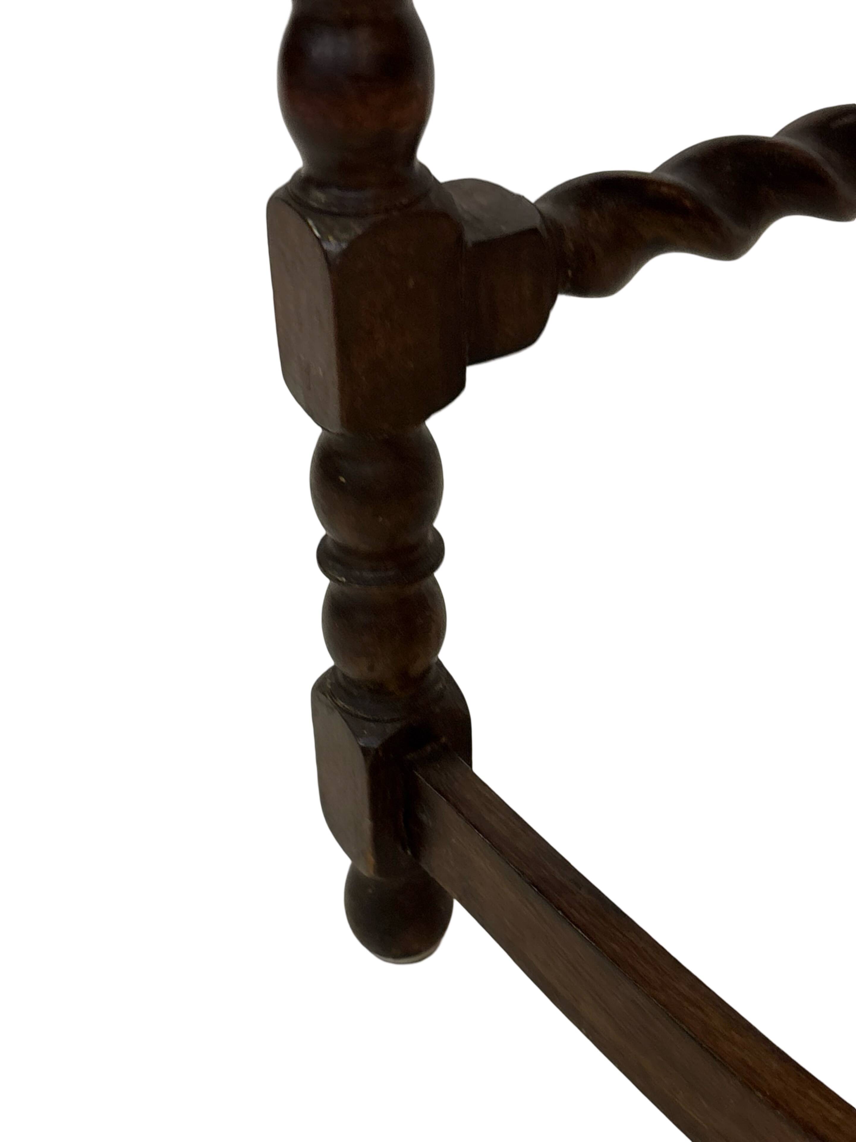 Antique Barley Twist, Rattan Seated Captains Chair easy chair Classic