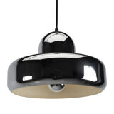 Chrome UFO Space Age Pendant Lamp