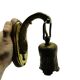 Eclectic wall sconce, golden brass, beech, Germany, 1930s.