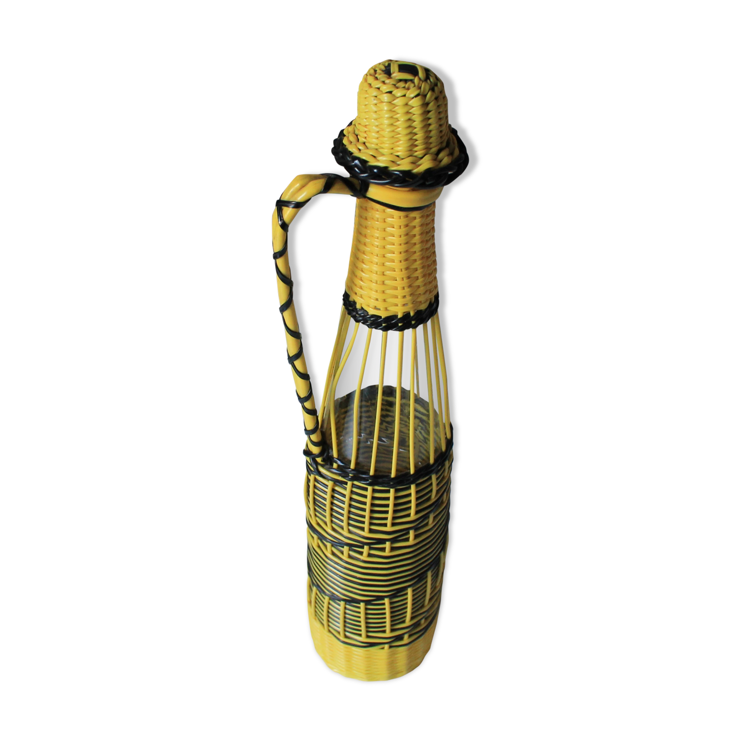 Bottle scoubidou yarn 70's