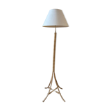 Rattan floor lamp