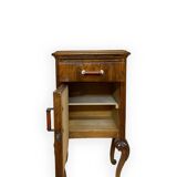 Tables de chevet italiennes en noyer, années 1930/1940