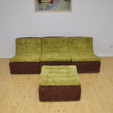 Corduroy modular sofa from DUX, 1970s