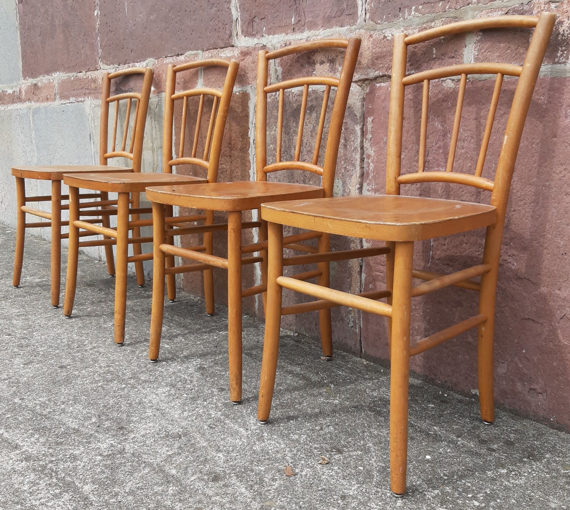 Chaises bistrot (Lot de 4 chaises)