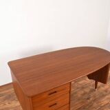 Mid-Century Organic Teak Desk from Sola Møbler, 1960s.