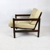 Vintage Boucle Armchair in Beige, 1970s