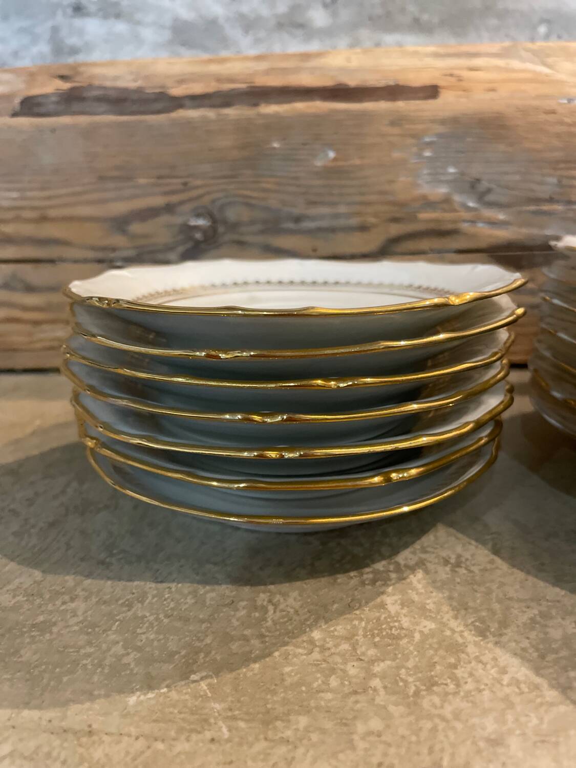 Coffee and dessert service - porcelain in Sologne