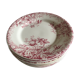 Series of 11 plates flat 19th in faience of Gien