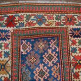 Handmade antique Armenian Gandzak rug 97cm x 244cm 1880s