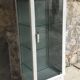 White lacquered metal medical display case - vintage 1960