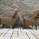 Paire de fauteuils 1960 vintage