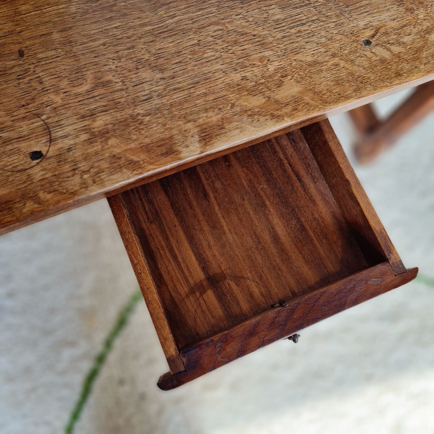 Coffee farmhouse table 1 drawer