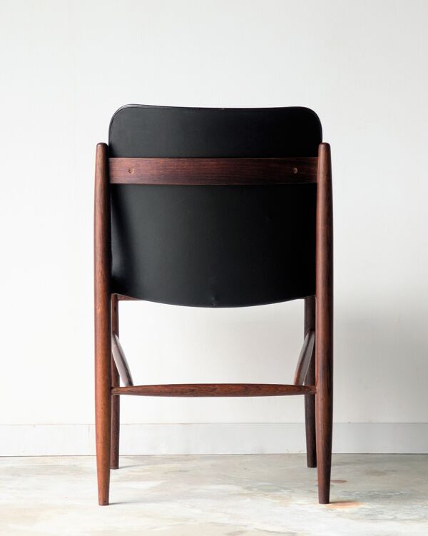 Chaise vintage scandinave en palissandre danois, 1960 1970.