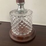 Scandinavian teak and glass lamp from the 60s