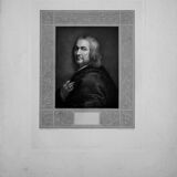 Engraving XIXth "Philippe de Champaigne" painter
