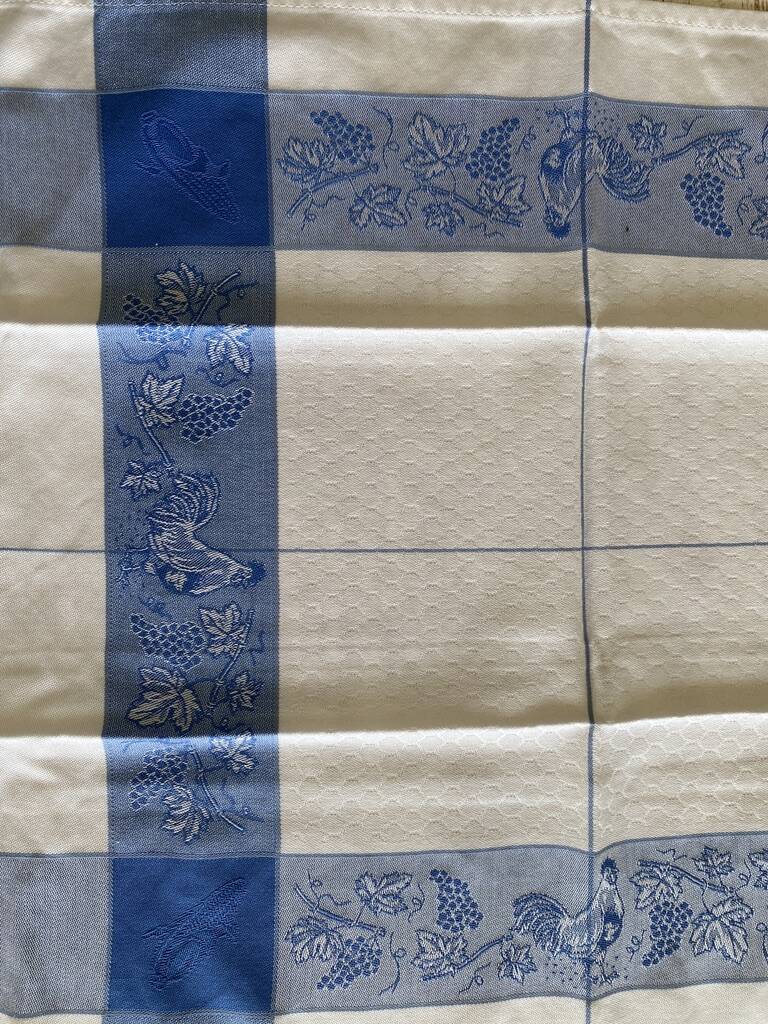 Set of 6 school-style napkins - cotton - 50x50 cm