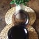 Lot 12 plates Vereco Glass soaked brown vintage brown