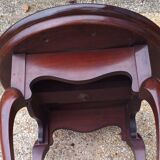 Old rotating pedestal table