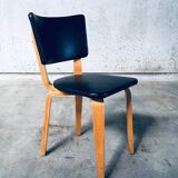 MCM Dutch Design Dining Chairs attributed to Cor Alons for Gouda Den Boer, 1950s, Set of 6