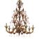 Handcrafted Modern Brown Ca’ Rezzonico Chandelier With Curled Murano Glass