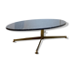 Michel Kin coffee table in blue and black granite, Arflex editions, 1960