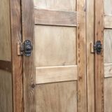 Vintage wooden wardrobe from 1940.