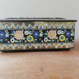 Vintage painted metal box