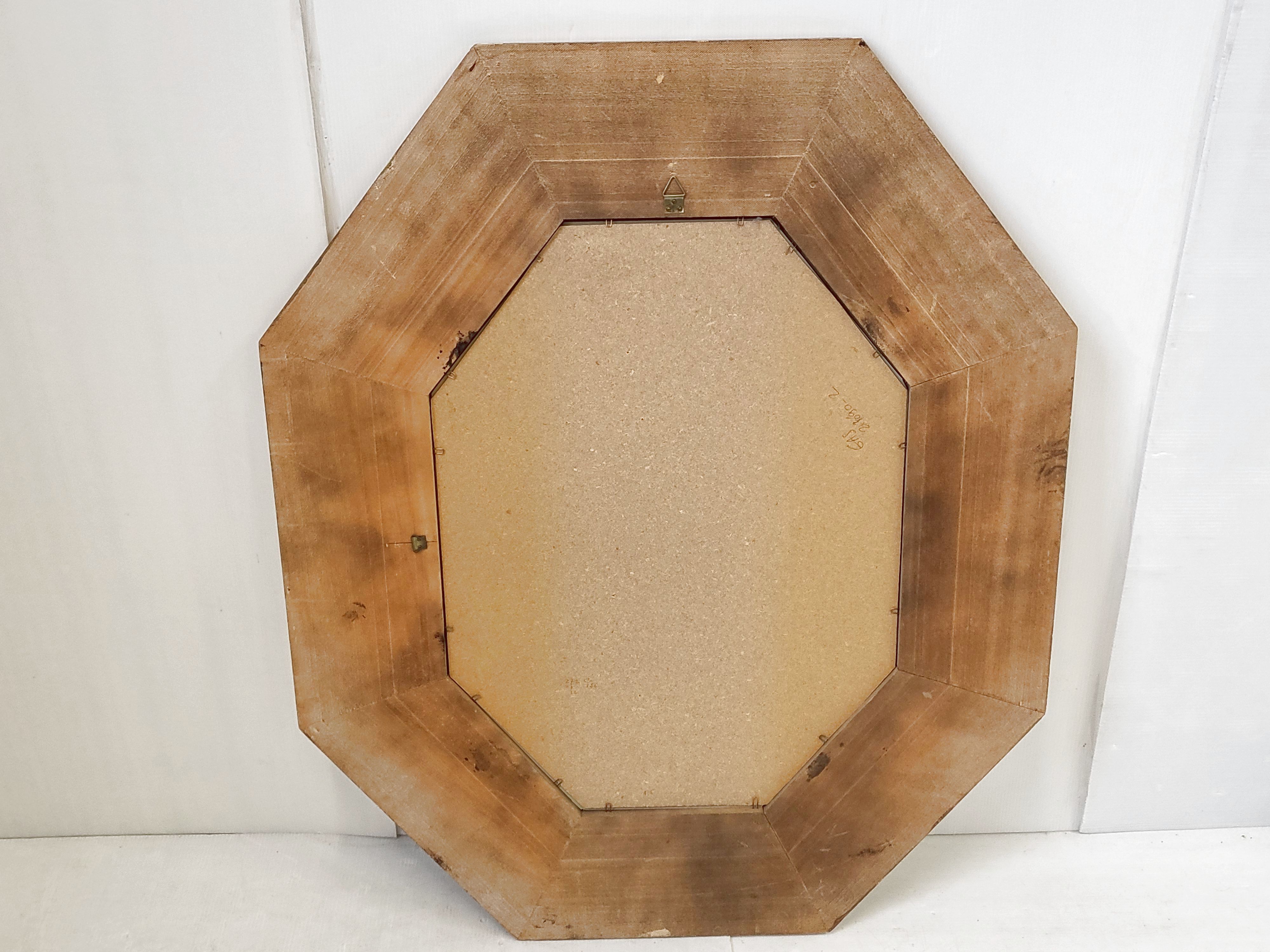 Mirror 85x70cm vintage 1950