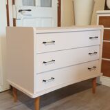 Pink vintage chest of drawers