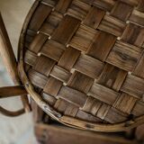 Rattan high chair